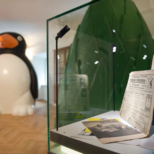 Museum Ravensburger_Erstes Obergeschoss_Vitrine